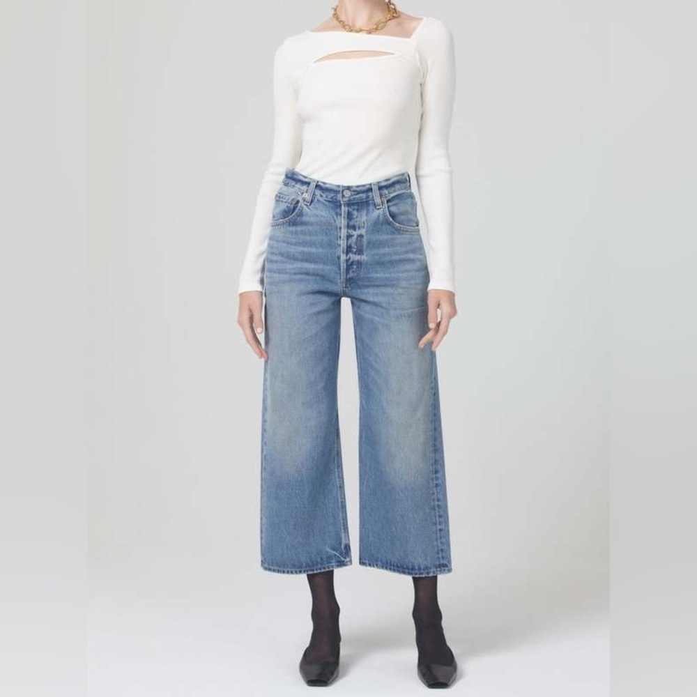 Citizens of Humanity Women’s Size 28 Jeans Gaucho High Rise Wide Leg In Sodapop